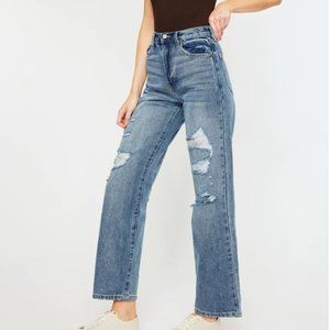 NWT KanCan Stephanie Ultra High Rise 90's Boyfriend Jeans